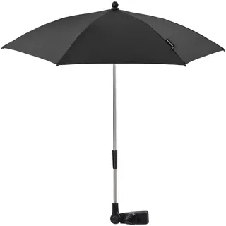 Maxi-Cosi Parasol, Stylischer und Praktischer Sonnenschirm Kinderwagen und Viele Mehr, mit UV-Lichtschutz 50+ inkl. Univsersal-Befestigung, Black.