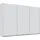 Schwebetürenschrank OTELI 271 x 210 x 62 cm Weiß
