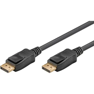 goobay DisplayPort Kabel 2.0 40 Gbit/s & Schwarz
