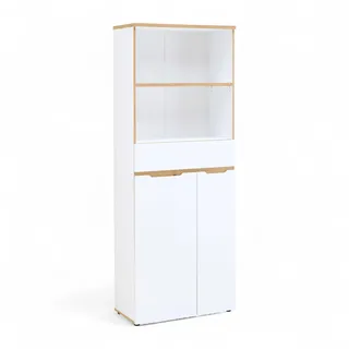 Innostyle Memphis Aktenschrank 75 x 38 x 197 cm weiß