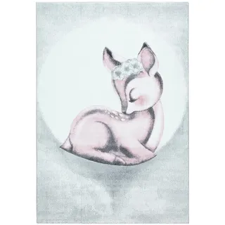 Ayyildiz Kinderteppich Bambi Pink 140 cm x 200 cm