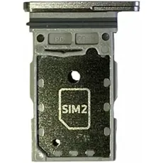 Dual SIM Card Tray Slot Halter Ersatz Kompatibel mit Samsung Galaxy Z Fold 3 5G Silber