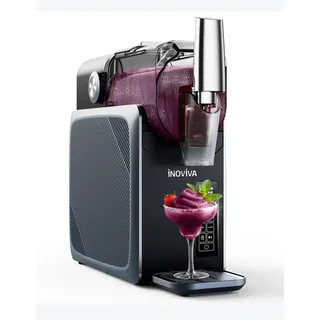 INOVIVA Slush Maschine 2.6L, kein Eis erforderlich, Slushie für Zuhause mit Selbstreinigung, 5 voreingestellte Modi, Slushies, Milchshakes, Frappés & Gefrorene Cocktails(Aktualisiertes)