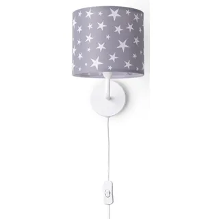 Paco Home Wandleuchte »Capri 315«, 1 flammig, Leuchtmittel E14   ohne Leuchtmittel, Lampe Kinderzimmer Babyzimmer âˆ...18cm Sterne Kabellänge 3m E14, weiß