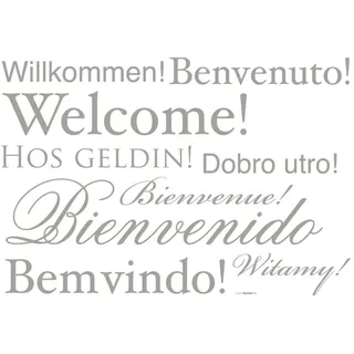 KOMAR »Welcome«, 50 x 70 cm - Größe