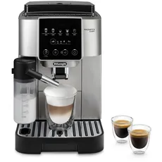 De'Longhi Kaffeevollautomat »Magnifica Start ECAM220.80.SB«, intuitives Bedienfeld mit Soft-Touch-Symbolen, silber-schwarz, schwarz