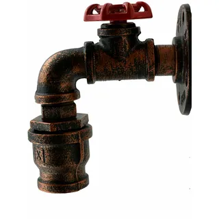 Vintage Industriell Rustikal Einzigartige Wasserhahn Stil Wandlicht Wasserpfeife