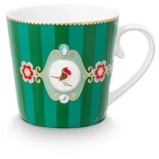 Pip Studio Love Birds Medallion Henkelbecher 0,25 l Grün