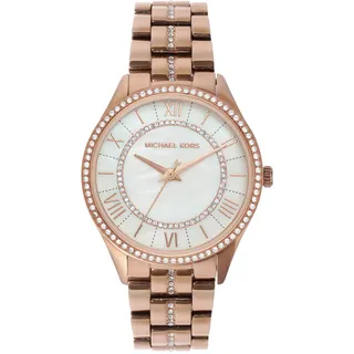 Michael Kors Lauryn Watch für Damen, Quarz-Dreizeigerwerk mit Edelstahl- oder Lederarmband