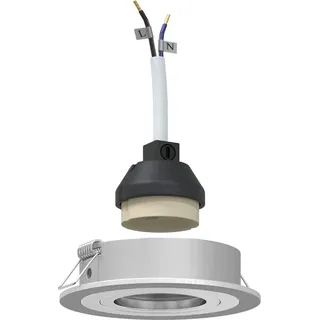 Spotlight 24 pcs Silber 9 x 9 x 2 cm Aluminium - Silber