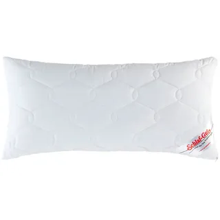 Microfaserkissen SCHLAF-GUT "TENCELTM", weiß, B:40cm L:80cm, Bezug: 100% Polyester. Bezug Innen: 60% Lyocell (TENCELTM), 40% Polyester, Kopfkissen, Microfaserkissen, Feuchtigkeitsmanagement