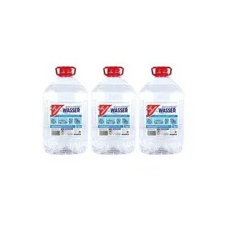 GUT&GÜNSTIG Destilliertes Wasser 3x 5 l