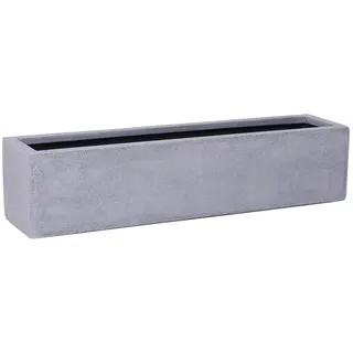 Vivanno Pflanzkasten Flobo 80 cm x 17 cm x 15 cm Betonoptik Grau