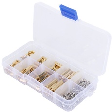 120 Stück männliche weibliche M3 Schrauben Kit, Messing Abstandshalter PCB Board Mutter Sortiment Set mit einer Box