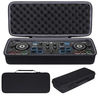 co2CREA Hart Reiseschutzhülle Etui Tasche für Hercules DJControl Starlight Portable USB DJ Controller,Nur Hülle