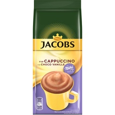 Jacobs Cappuccino Choco Vanille, 500 g Kaffeespezialität Nachfüllbeutel, Pulver
