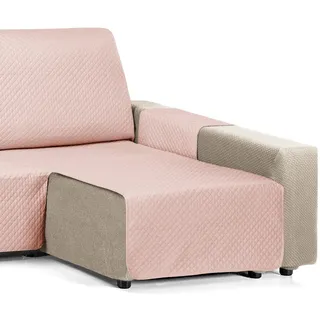 Martina Home Diamond Chaiselongue, gepolstert, 200 cm, Lachs – Universal