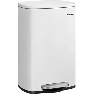 Songmics Mülleimer 50 l Schwarz