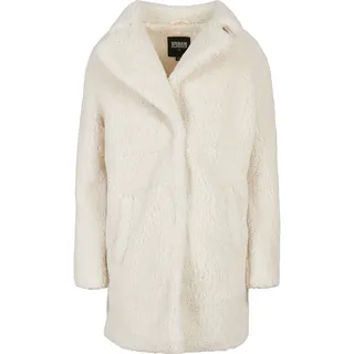 URBAN CLASSICS Oversized Sherpa-big Jacke, Polyester, Whitesand,