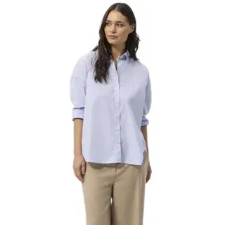 Redgreen Anabelle Langarmhemd - Light Blue Stripe - M