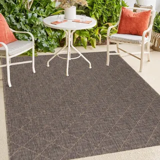 Zagora Plura teppich indoor/outdoor rechteckig 240x340cm kupfer - Kupfer