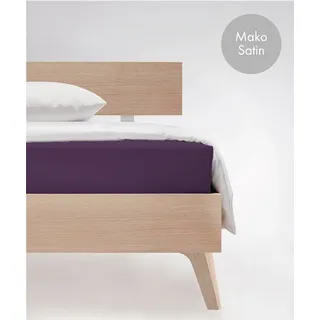 Colours 009100 Mako-Satin 160 x 200 cm lavendel