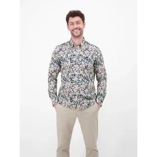 Lerros Langarmhemd floral Weiß L