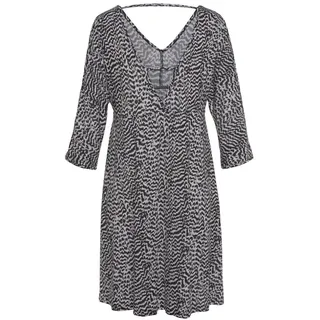 VIVANCE Jerseykleid Shirtkleid Schwarz/Weiß 36