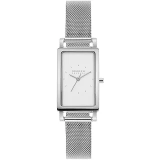 Skagen Hagen Damenuhr, Quarz-Dreizeigerwerk mit Edelstahl- oder Lederarmband