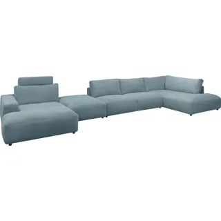 Musterring »Lucia U-Form« Cord-Bezug, inklusive Kopfstütze, Gesamtbreite 524 cm,
