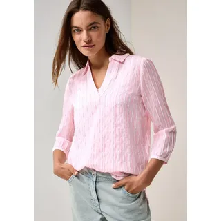 Cecil TOS Yarn Dye Stripe Blouse Vanilla White XL (44)