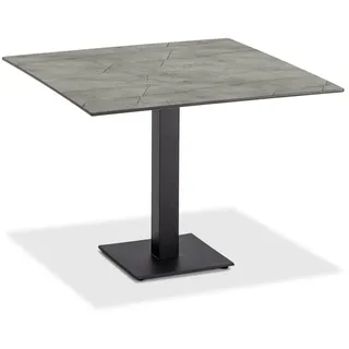 Klapptisch Bistro anthrazit quadratisch - 68 x 68 cm HPL Pesaro Marble