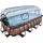 EXIT Wood Pool Braun 400 x 200 x 100 cm inkl. Sandfilteranlage, Abdeckplane, Poolleiter, Reparaturset