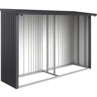 Biohort Rückwand für WoodStock 300 288,6 x 196,5 x 1,1 cm Dunkelgrau-Metallic