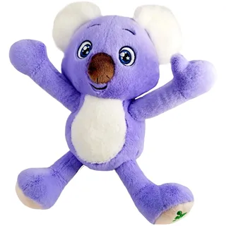 Bauer Spielwaren 12277 Stretch Buddies Koala, 25 cm mit Stickereien, lila,