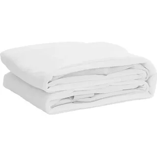vidaXL Matratzenschoner Weiß 100x200 cm Wasserdicht - Weiß