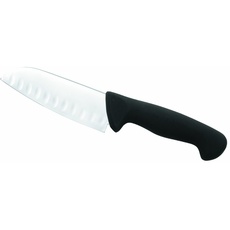 Lacor BEDRUCKT SANTOKU Messer 10 CMS, Stainless Steel, Schwarz