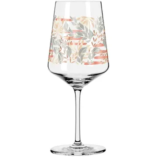 Ritzenhoff Spritzerglas , Braun, Grün , Glas , 544 ml , 9.3x22.5x9.3 cm , Fsc, Made in Germany , Gläser, Weingläser, Weißweingläser