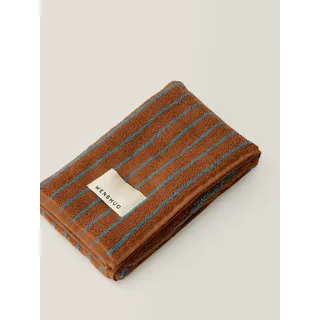 WENSHUO Bunt gestreiftes Handtuch aus Reiner Baumwolle, 100% gekämmte Baumwolle, luxuriöses Handtuch, super saugfähig