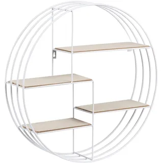 AC Design Furniture Nadine Wandregal Ø 10 x H 45 cm Weiß