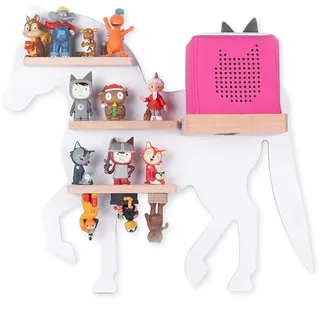 BOARTI Kinderregal Pferd 46 cm Holz weiß