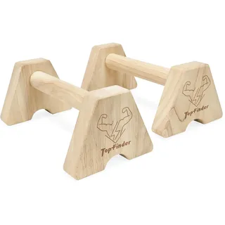 Topfinder Liegestützgriffe Holz, Parallettes Calisthenics Handstand Griffe