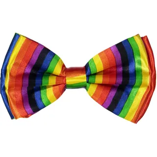 Dress Up America 967 Regenbogen Männer Tuxedo Rainbow Fliege geeignet für Herren Anzug und Smoking (Einheitsgröße), Black