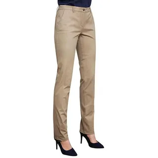Brook Taverner - "Houston" Chino für Damen , Business LT5839 (50 DE Regulär) (Beige) - Beige