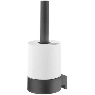 Tiger Bold Reserverollenhalter, Edelstahl, Schwarz-matt, 12 x 10.1 x 27.2 cm