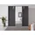 Schwebetürenschrank OTELI 211 x 214 x 68 cm Grau