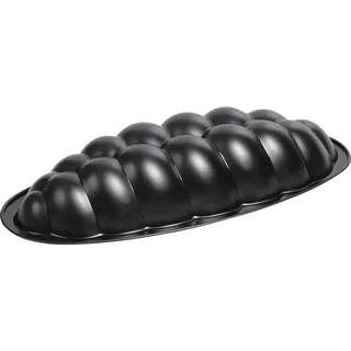 Original Kaiser Hefezopf Backform 38 cm, antihaftbeschichtet, Backform Ostern, antihaftbeschichtet, praktischer Griffrand, leichtes Verzieren