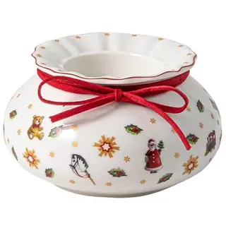 Villeroy & Boch Teelichthalter Toy's Delight Porzellan Rot/Weiß