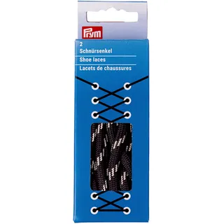 Prym 974944 Rundsenkel Outdoor 6 x 1200 mm schwarz/beige