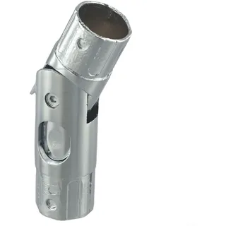 Jotekonoby Garten-Sonnenschirm-Rotationsgelenkverbinder, wasserdicht, Aluminium, Schirmstangenadapter, Ersatzteile für Terrasse, Marktschirm, 32–38 mm Durchmesser, silberfarben (38 mm)
